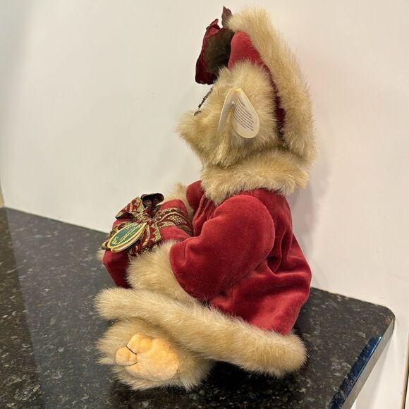 Vintage Bearington Collection Virginia #1072 Christmas Teddy Bear - Picture 2 of 11